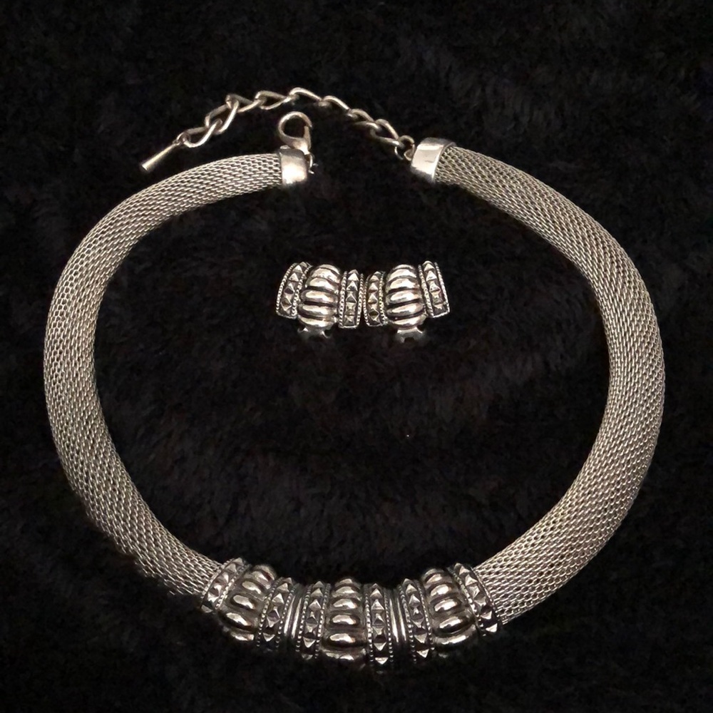 Vintage Necklace & Earring Set